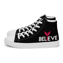 Load image into Gallery viewer, Men’s high top &quot;Believe&quot; shoes