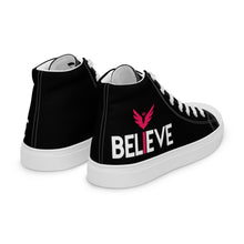 Load image into Gallery viewer, Men’s high top &quot;Believe&quot; shoes