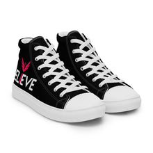 Load image into Gallery viewer, Men’s high top &quot;Believe&quot; shoes