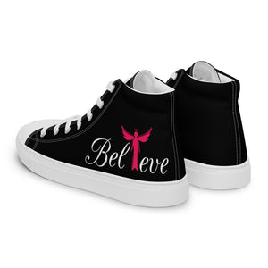 Women’s high top "Believe" shoes