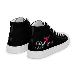 Women’s high top "Believe" shoes